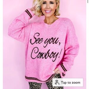 See You Cowboy Sweater